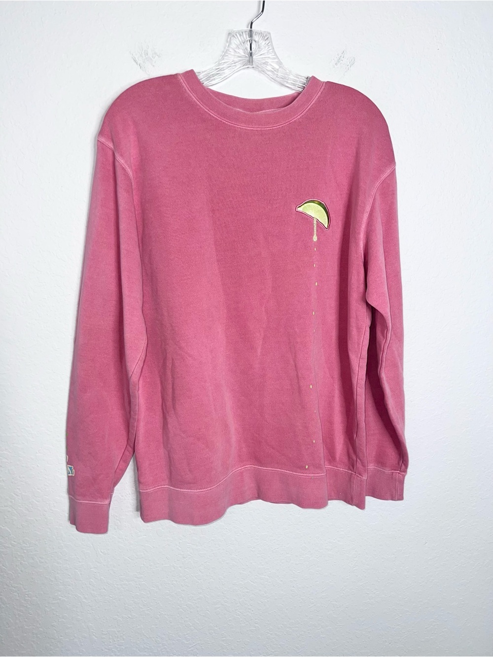 Mr Eat Well Sweater Medium Lime Appreciate You Oversized Pink Miss Eat Well AA